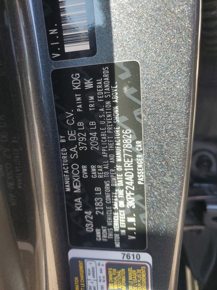 3KPF24AD1RE778826 Kia Forte LX 12