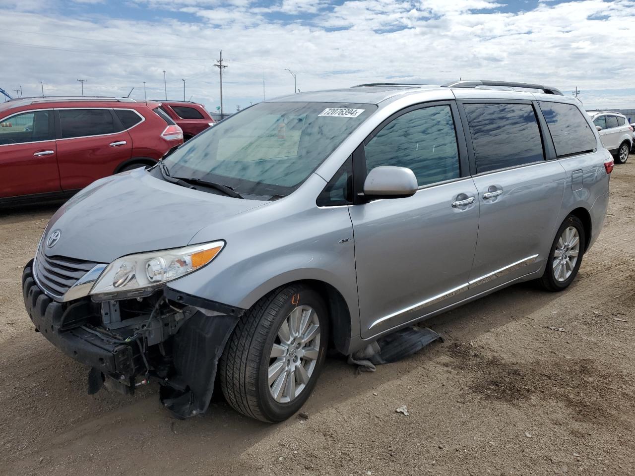 2017 Toyota Sienna Xle VIN: 5TDDZ3DC6HS185127 Lot: 72076394