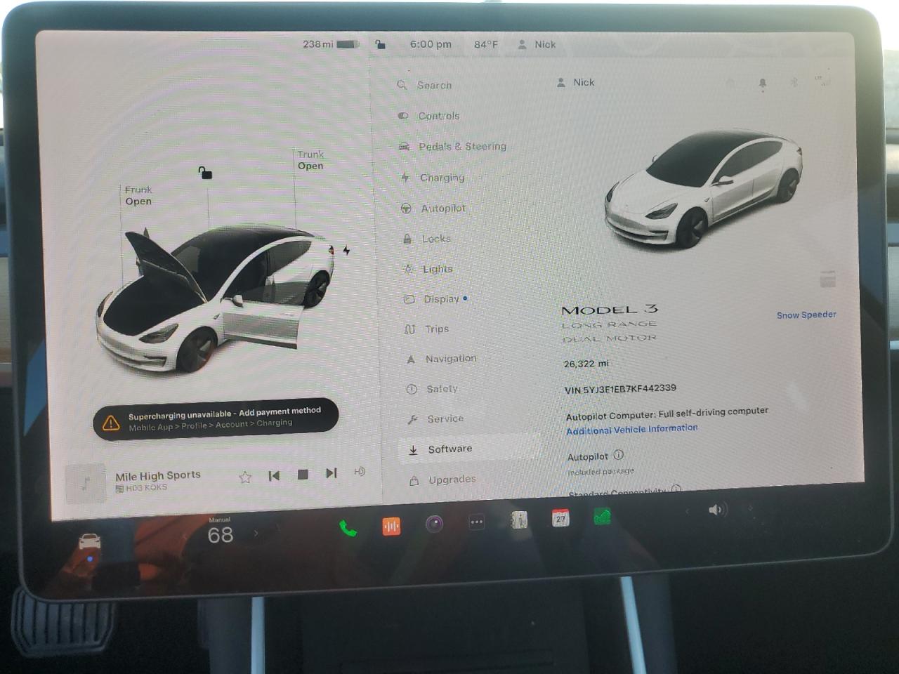 5YJ3E1EB7KF442339 2019 Tesla Model 3