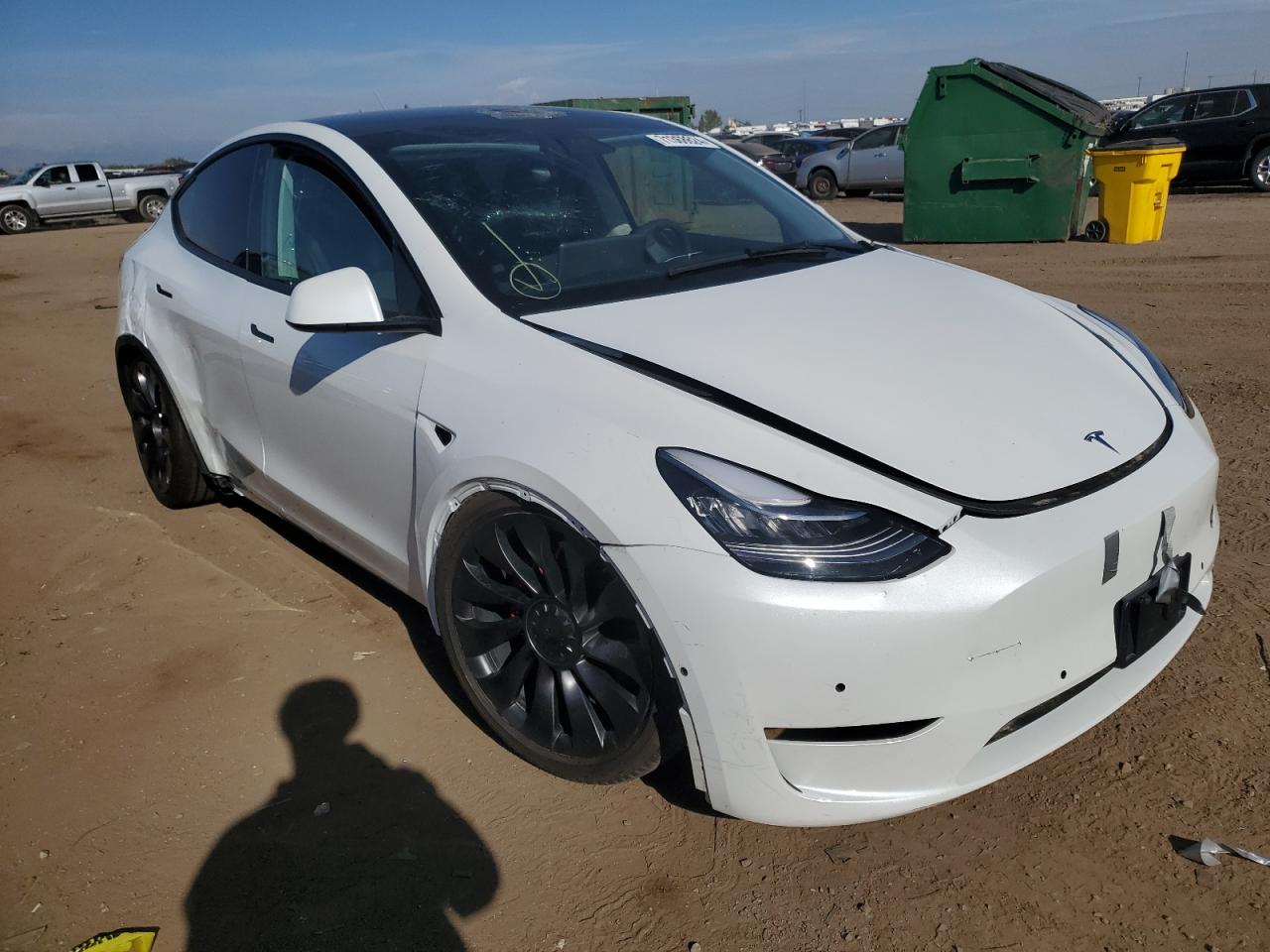 VIN 5YJYGDEF9MF250220 2021 TESLA MODEL Y no.4