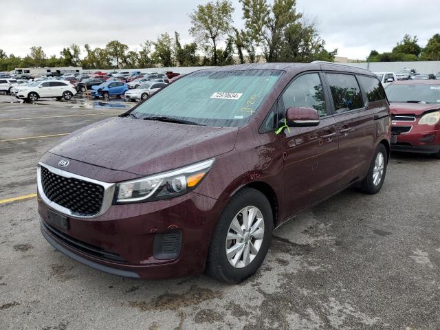 Minivans KIA All Models 2017 Red