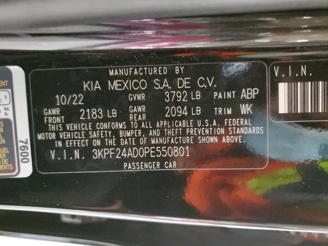 3KPF24AD0PE550801 Kia Forte LX 12