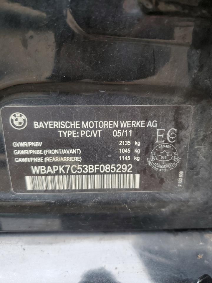 WBAPK7C53BF085292 2011 BMW 328 Xi