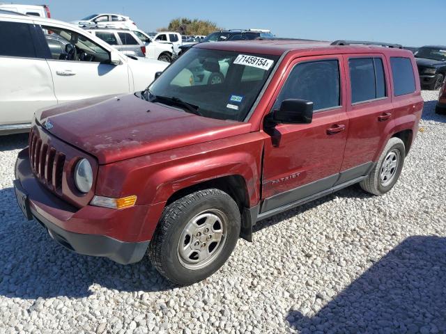  JEEP PATRIOT 2015 Czerwony