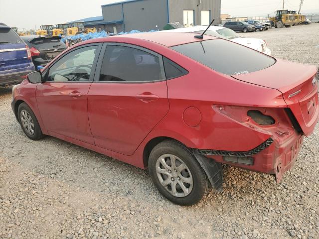  HYUNDAI ACCENT 2013 Czerwony