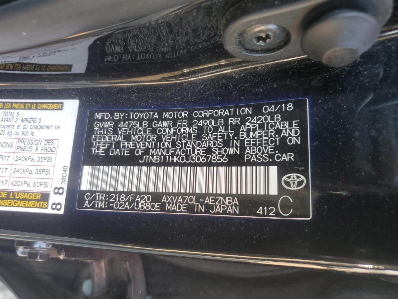 2018 Toyota Camry - Image 14