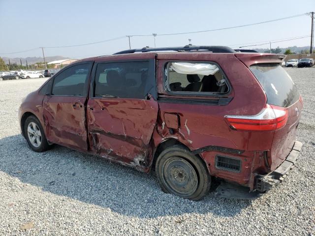  TOYOTA SIENNA 2017 Красный