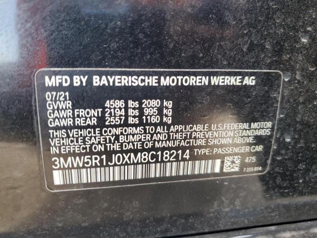 3MW5R1J0XM8C18214 BMW 3 Series 330I 13