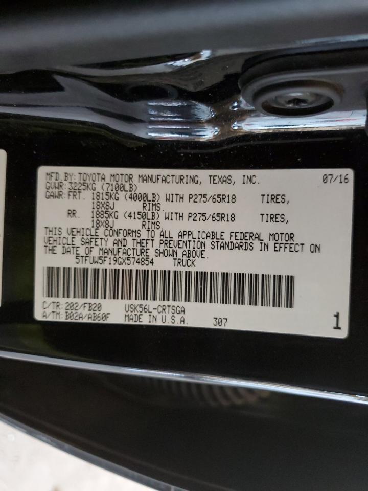 5TFUW5F19GX574854 2016 Toyota Tundra Double Cab Sr