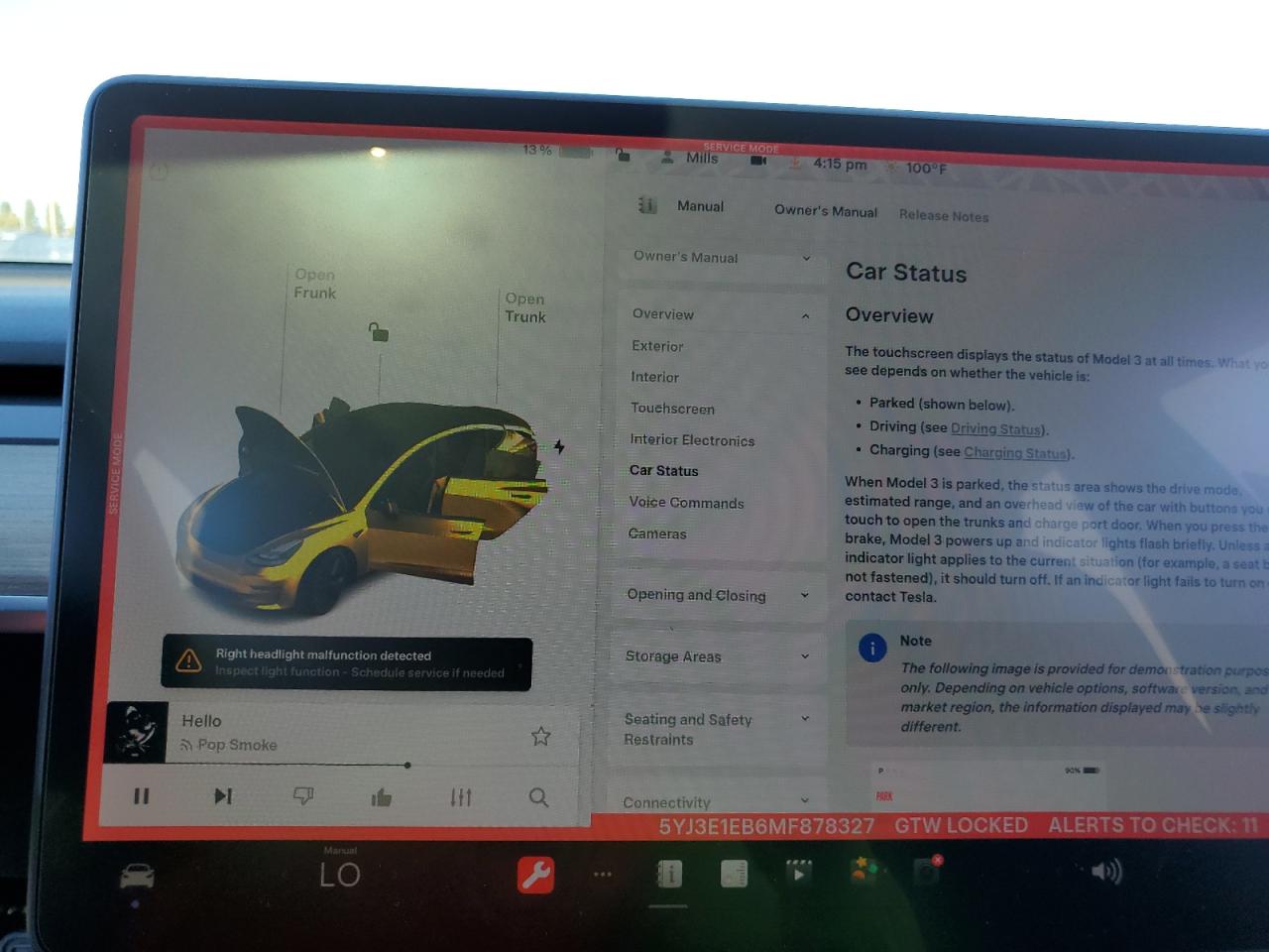 5YJ3E1EB6MF878327 2021 Tesla Model 3