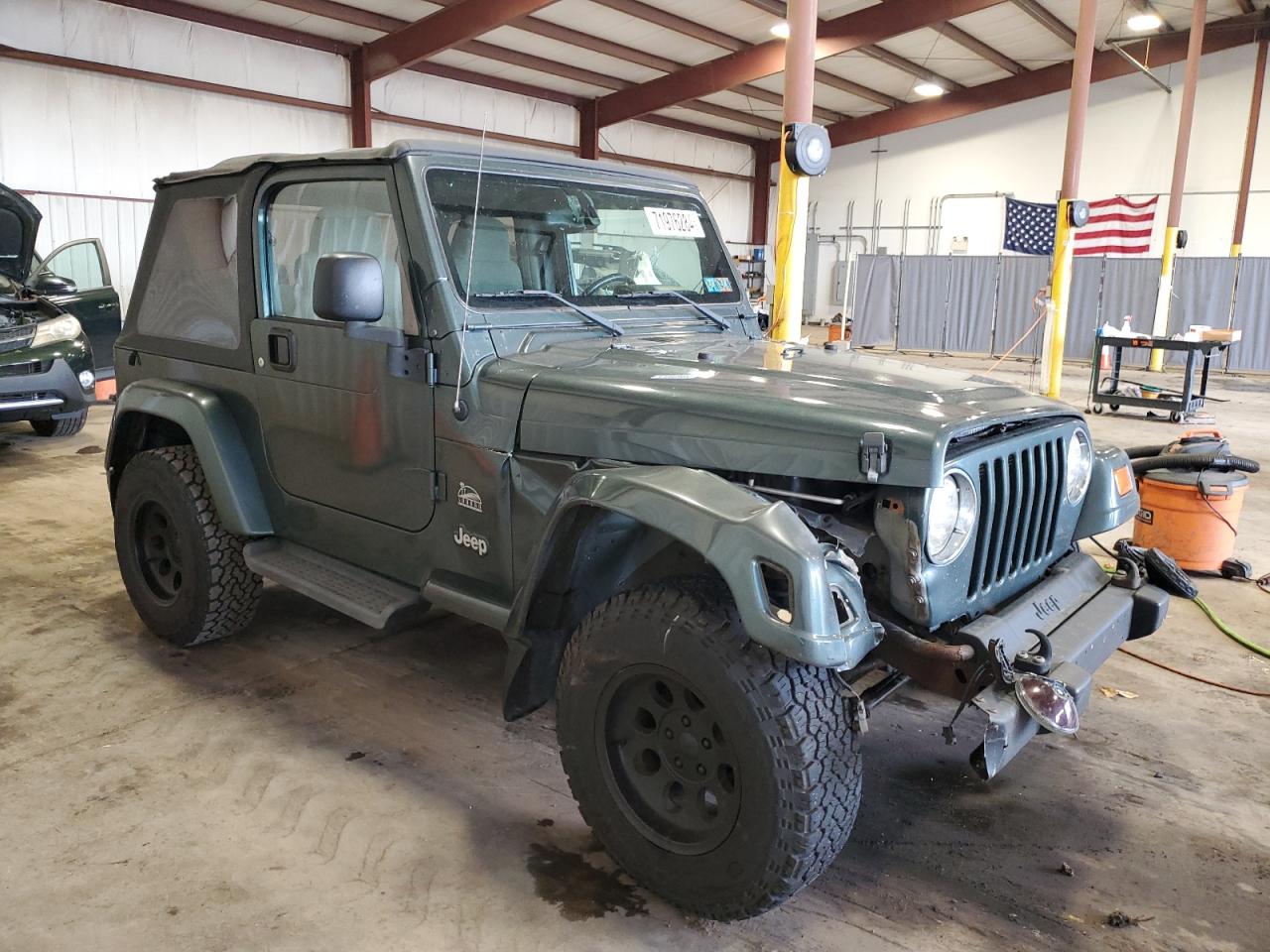 2003 Jeep Wrangler / Tj Sahara VIN: 1J4FA59S93P303096 Lot: 71976284