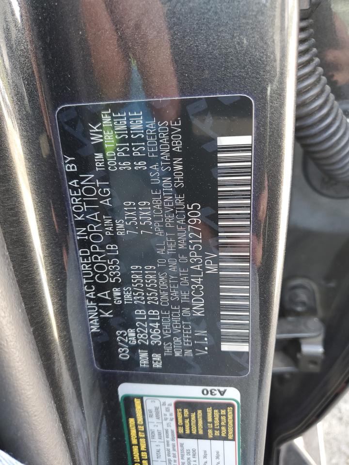 2023 Kia Ev6 Light VIN: KNDC34LA3P5127905 Lot: 72128634