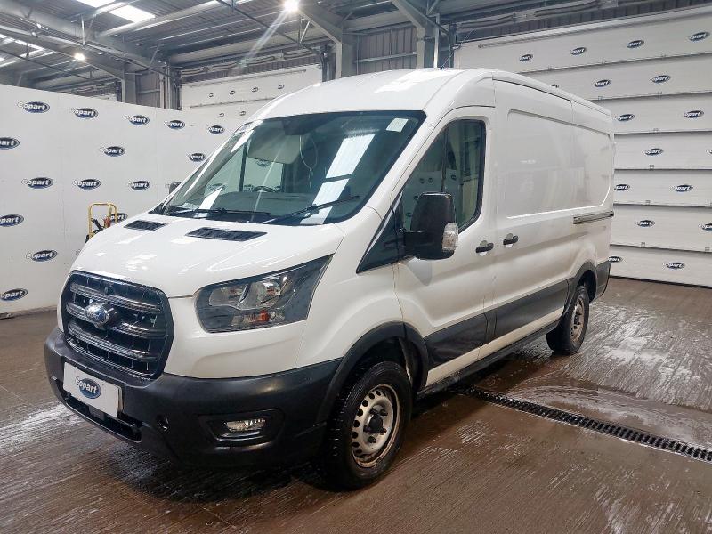 2022 FORD TRANSIT 350 LEADER ECOBLU 2.0 ECOBLUE 130PS H2 LEADER VAN for sale at Copart EAST KILBRIDE