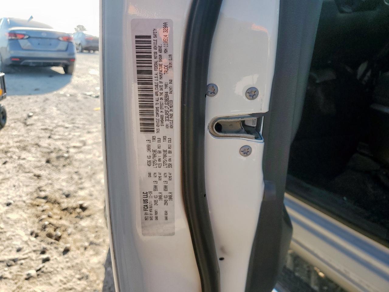 2018 Ram 2500 Laramie VIN: 3C6UR5FJ7JG382844 Lot: 81937375