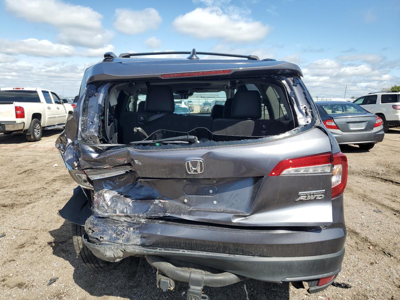 2021 Honda Pilot Se VIN: 5FNYF6H21MB023448 Lot: 80942315