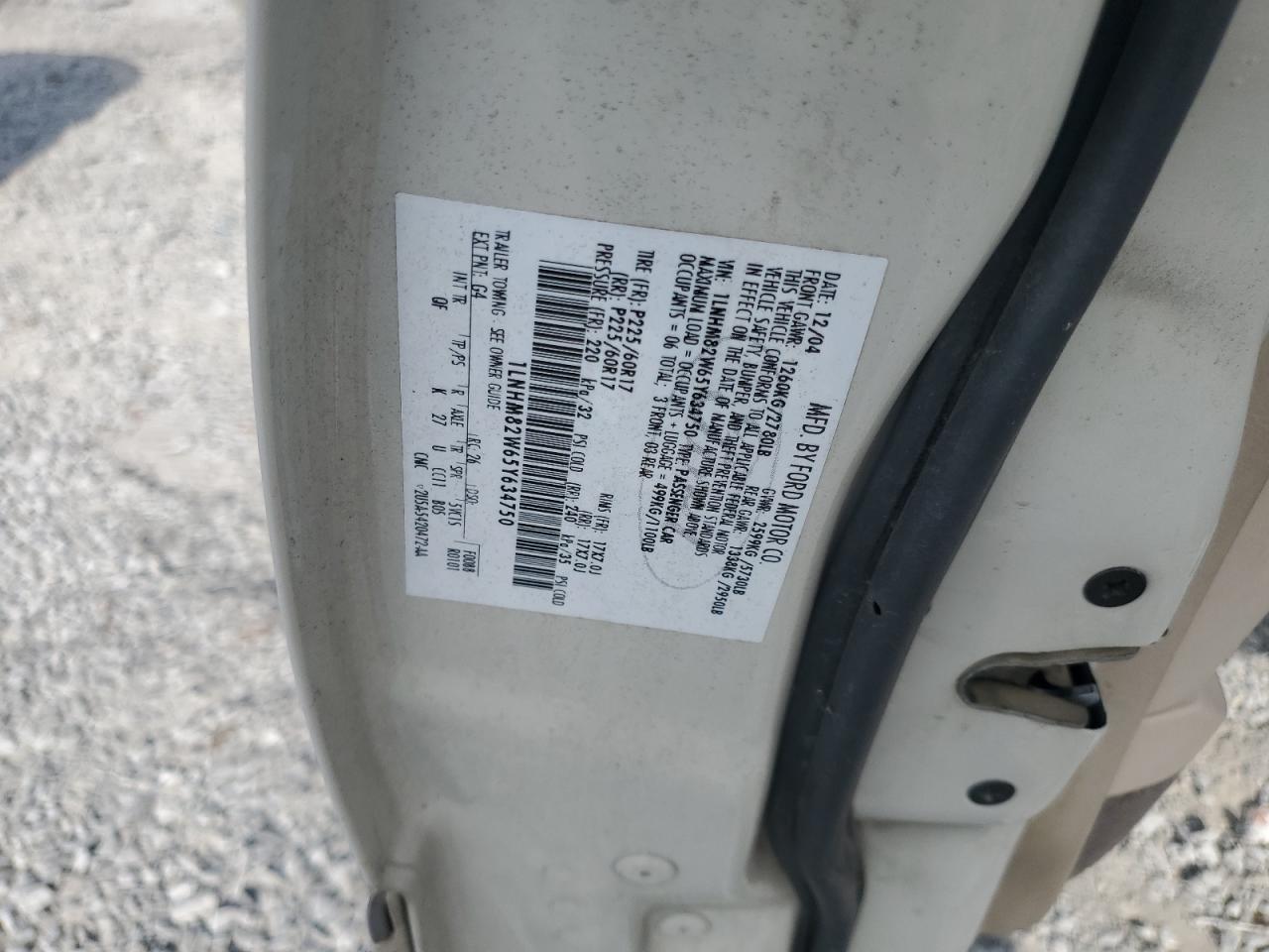 2005 Lincoln Town Car Signature Limited VIN: 1LNHM82W65Y634750 Lot: 71189605