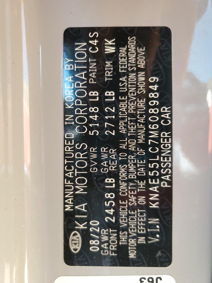 2021 Kia Stinger Gt2 VIN: KNAE55LC7M6089849 Lot: 80697115
