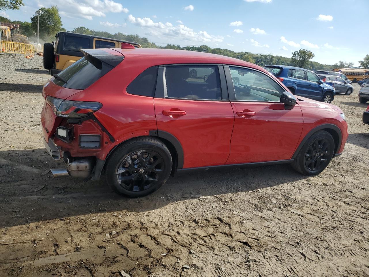 2025 Honda Hr-V Sport red null gas 3CZRZ2H59SM703342 photo #4