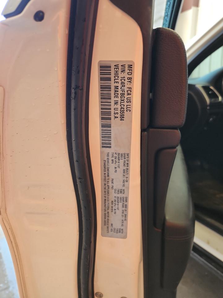 2020 Jeep Grand Cherokee Limited VIN: 1C4RJFBGXLC435984 Lot: 81327385