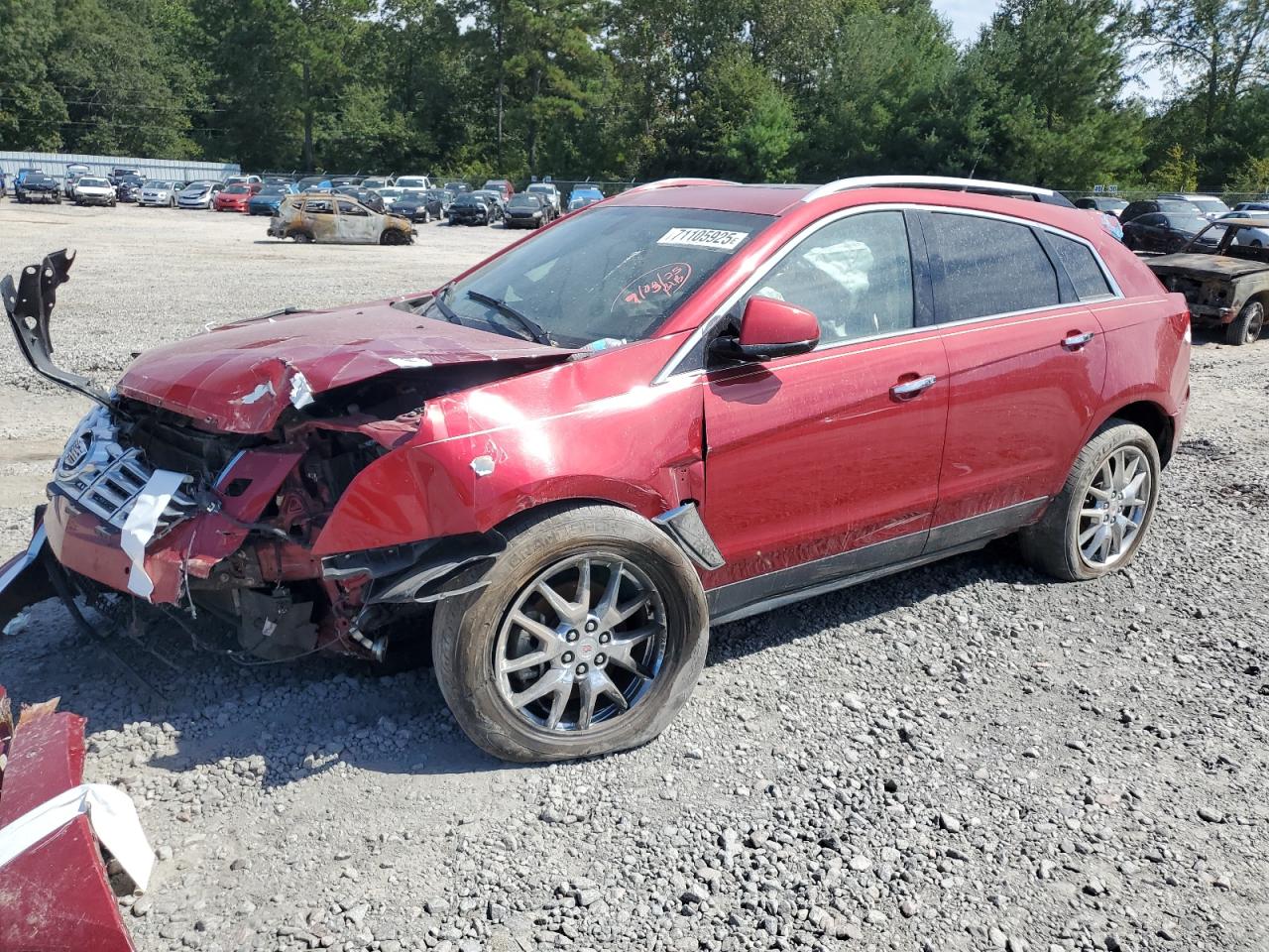 2014 Cadillac Srx Performance Collection red suv gas 3GYFNCE33ES679577 photo #1