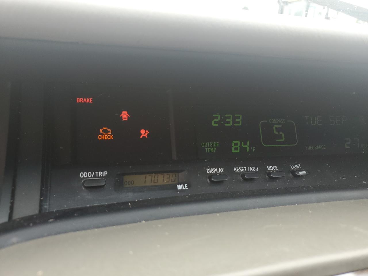 2002 Toyota Avalon Xl VIN: 4T1BF28BX2U250877 Lot: 80188855