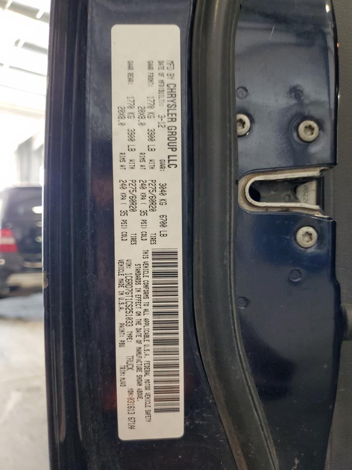 2012 Dodge Ram 1500 Slt VIN: 1C6RD7GT1CS251033 Lot: 80253365