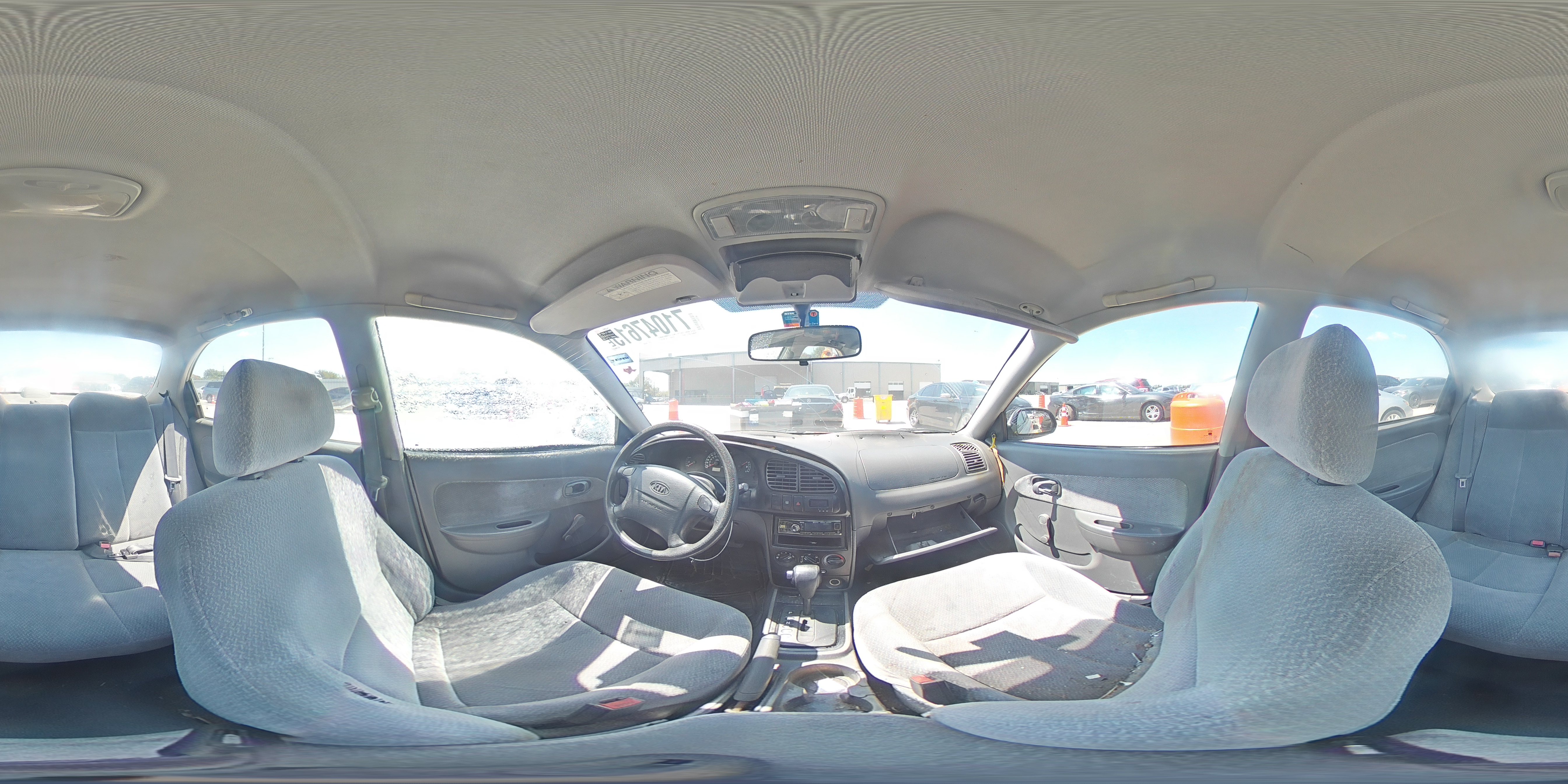 2002 Kia Spectra Base VIN: KNAFB121225139436 Lot: 71047615