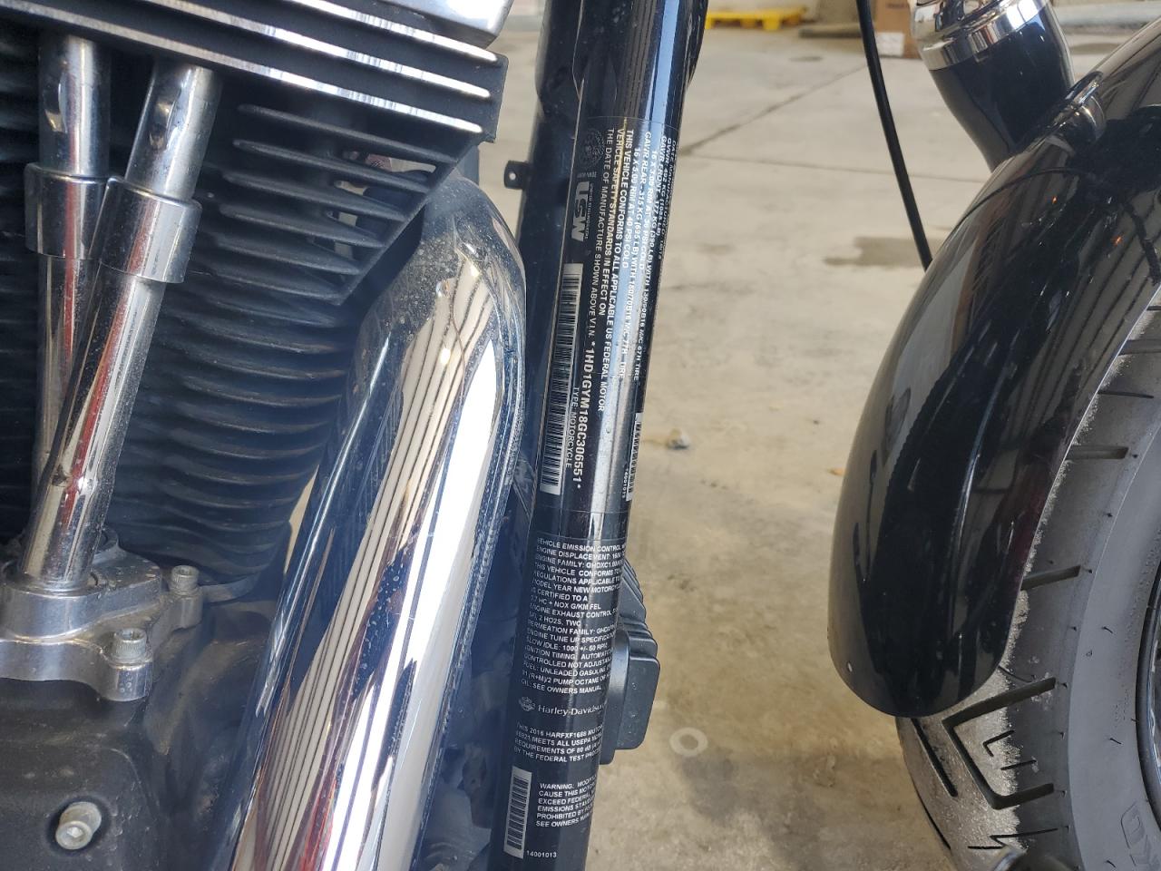 2016 Harley-Davidson Fxdf Dyna Fat Bob VIN: 1HD1GYM18GC306551 Lot: 84363805