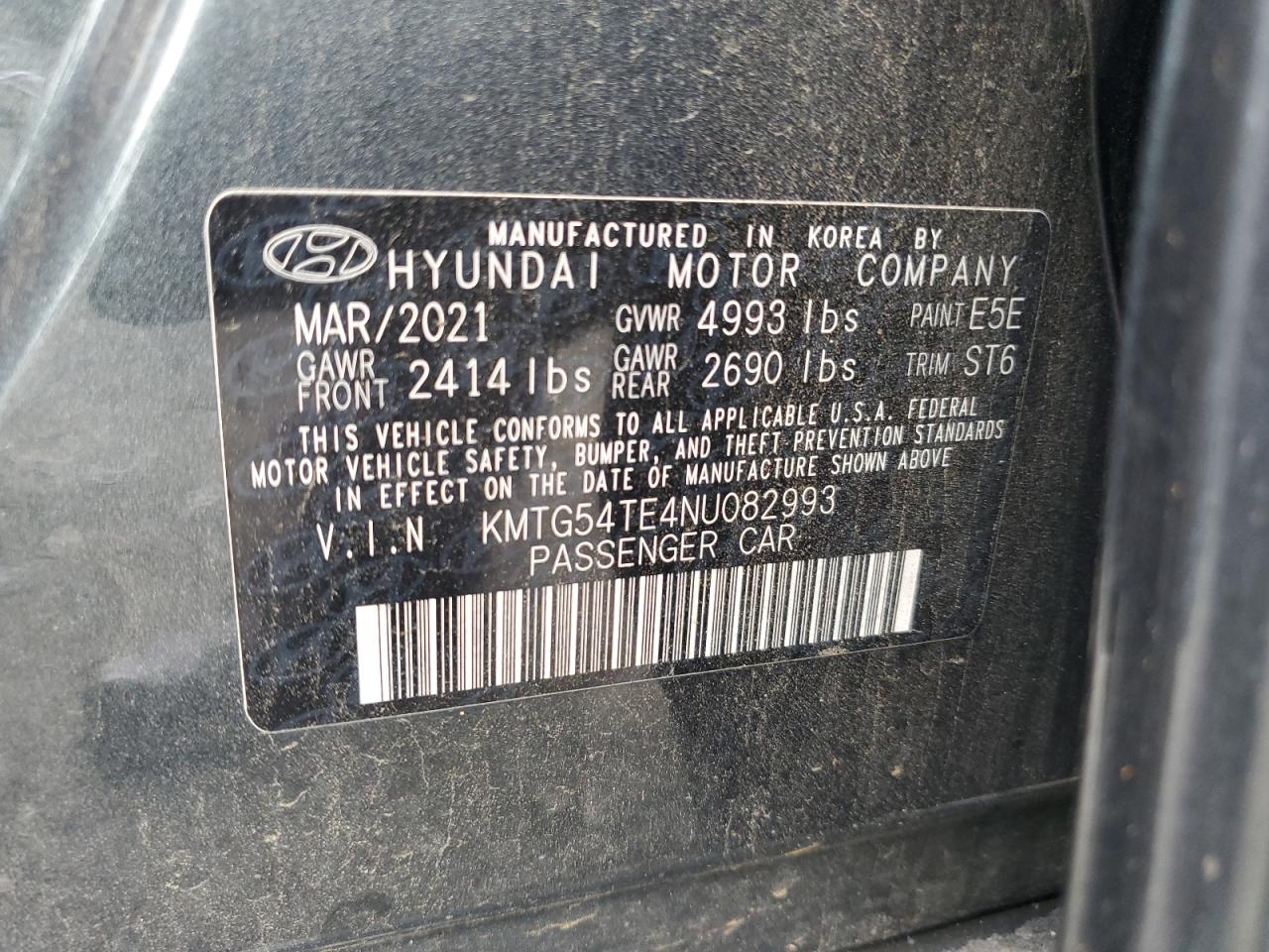 2022 Genesis G70 Base VIN: KMTG54TE4NU082993 Lot: 81861045