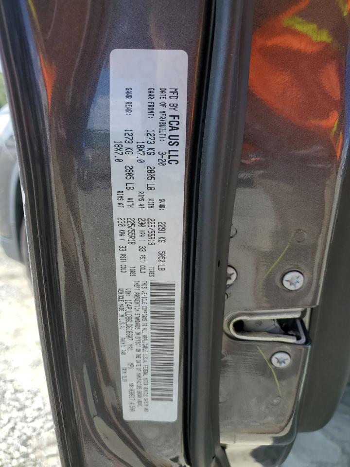 2020 Jeep Cherokee Limited VIN: 1C4PJLDB6LD618607 Lot: 81607735