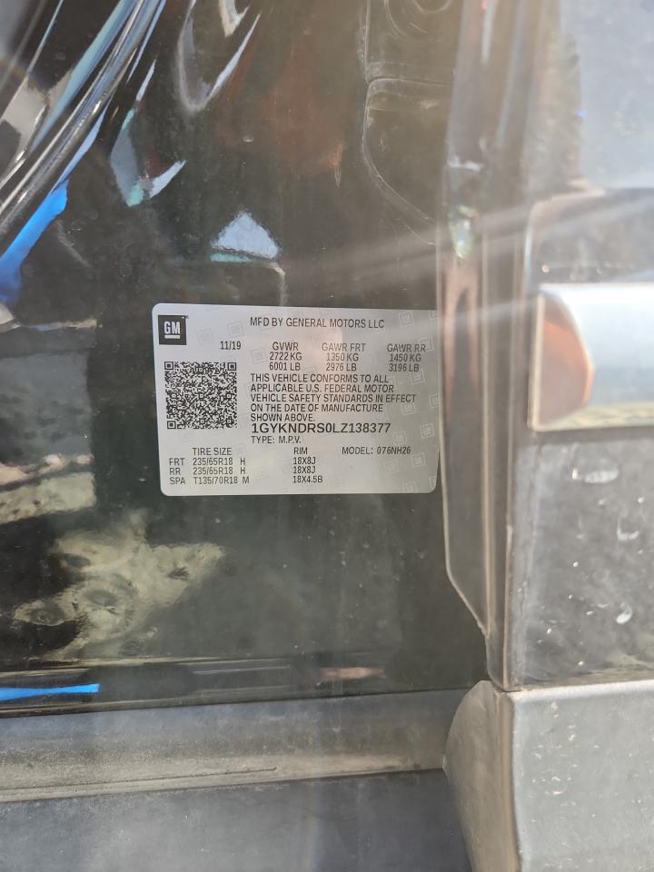 2020 Cadillac Xt5 Premium Luxury VIN: 1GYKNDRS0LZ138377 Lot: 80844135