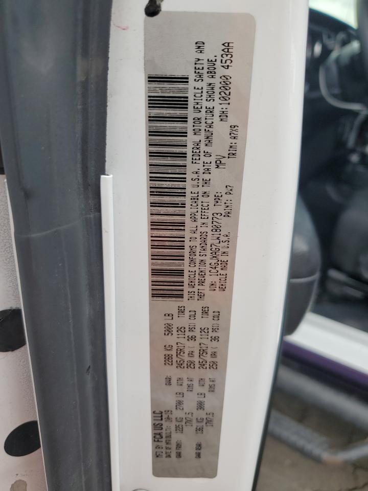 2020 Jeep Wrangler Sport VIN: 1C4GJXAG7LW180773 Lot: 81748145