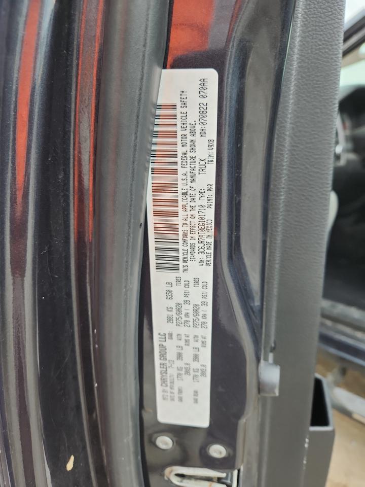 2014 Ram 1500 St VIN: 3C6JR7AT0EG101710 Lot: 81554895