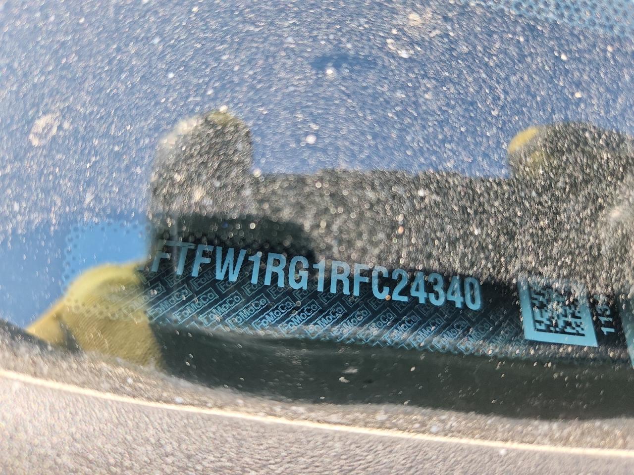 2024 Ford F150 Raptor VIN: 1FTFW1RG1RFC24340 Lot: 71792735