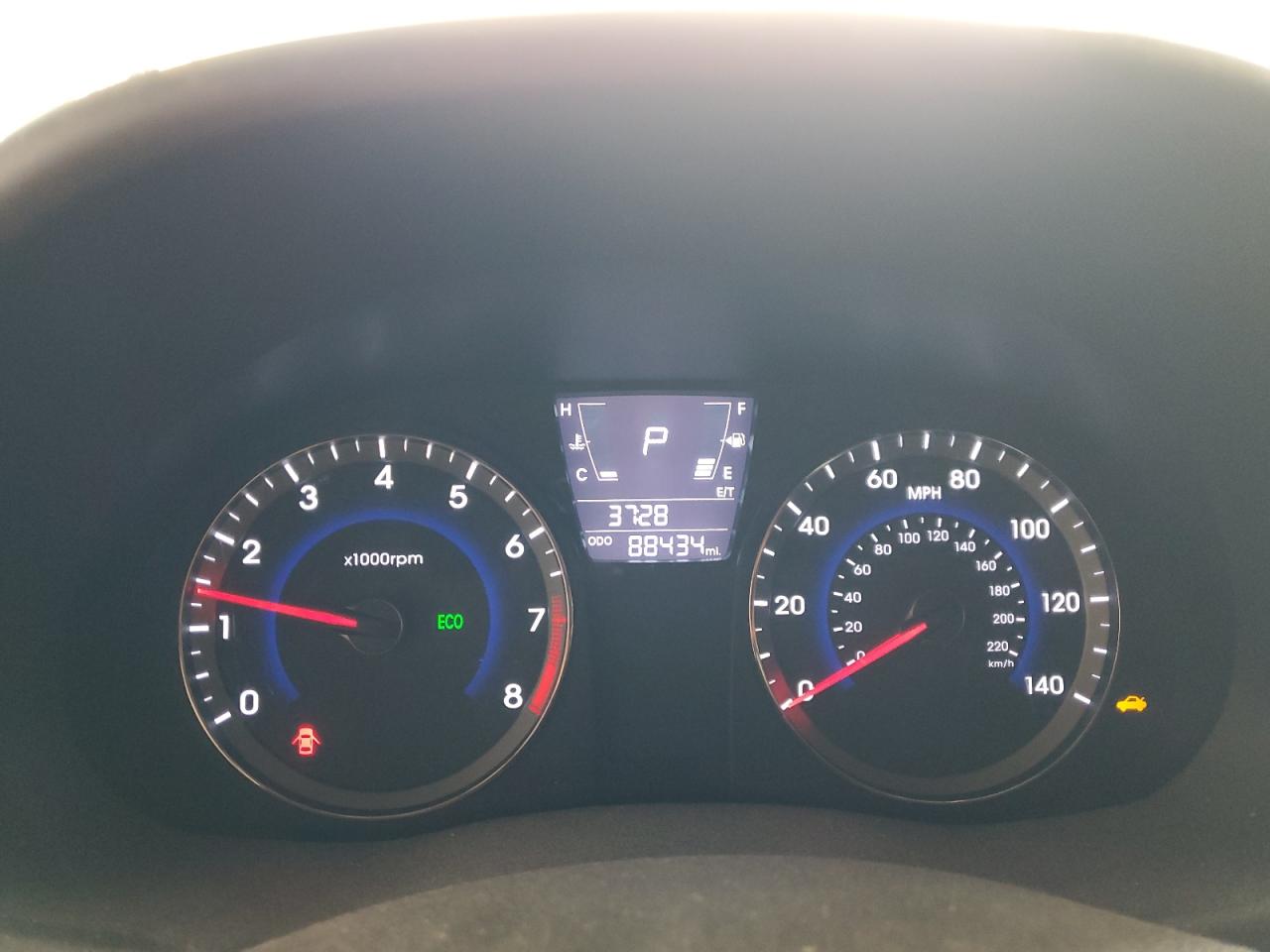 2014 Hyundai Accent Gls VIN: KMHCU5AE0EU191407 Lot: 80986545
