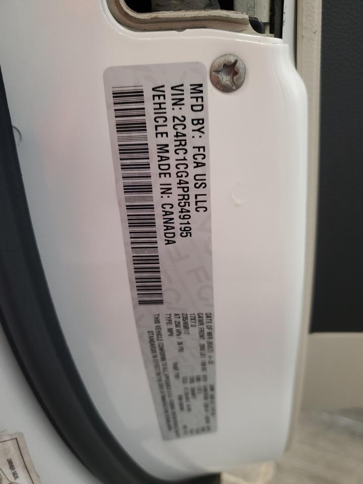 2023 Chrysler Voyager Lx VIN: 2C4RC1CG4PR549195 Lot: 84263635