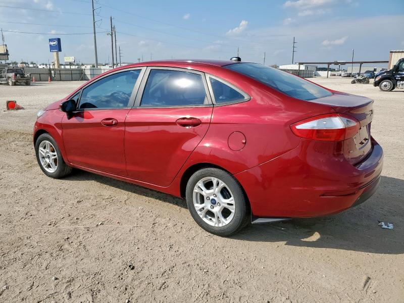 Sedans FORD FIESTA 2017 Czerwony