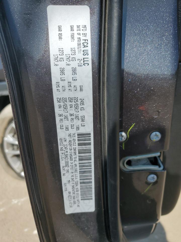 2019 Jeep Cherokee Latitude Plus VIN: 1C4PJMLB0KD139962 Lot: 80337415