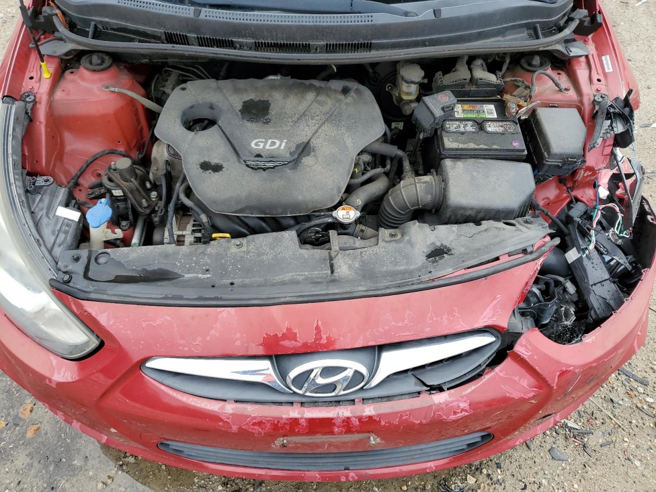 2013 Hyundai Accent Gls VIN: KMHCU5AE9DU108166 Lot: 84045515