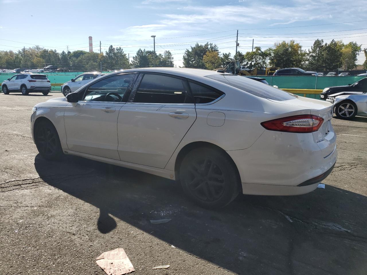 2016 Ford Fusion Se white sedan gas 3FA6P0H75GR105172 photo #3
