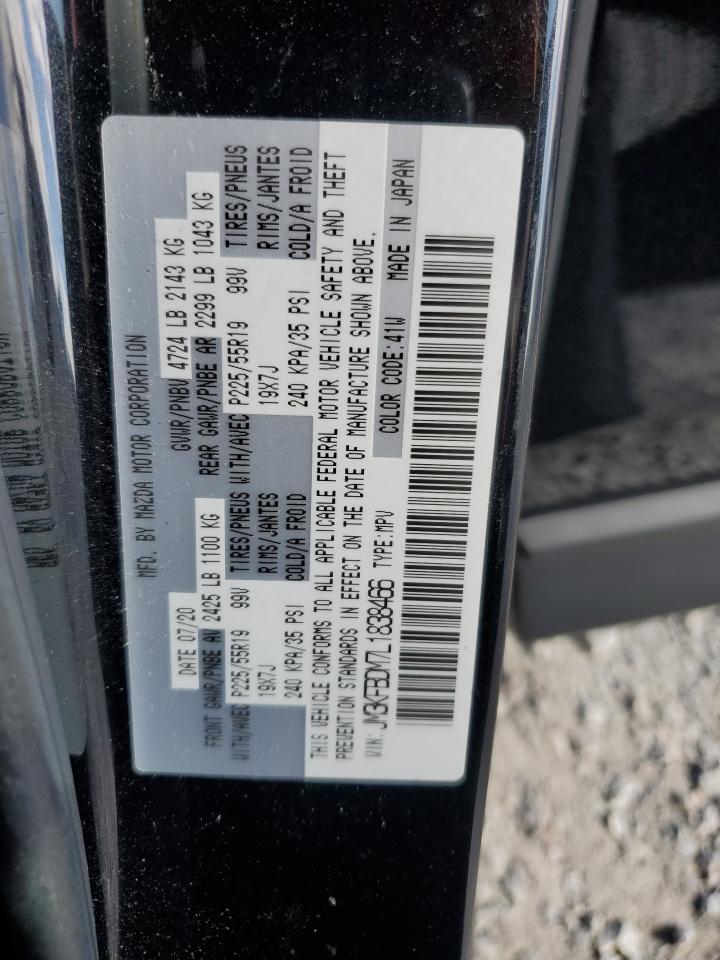 2020 Mazda Cx-5 Grand Touring VIN: JM3KFBDM7L1838466 Lot: 81743365