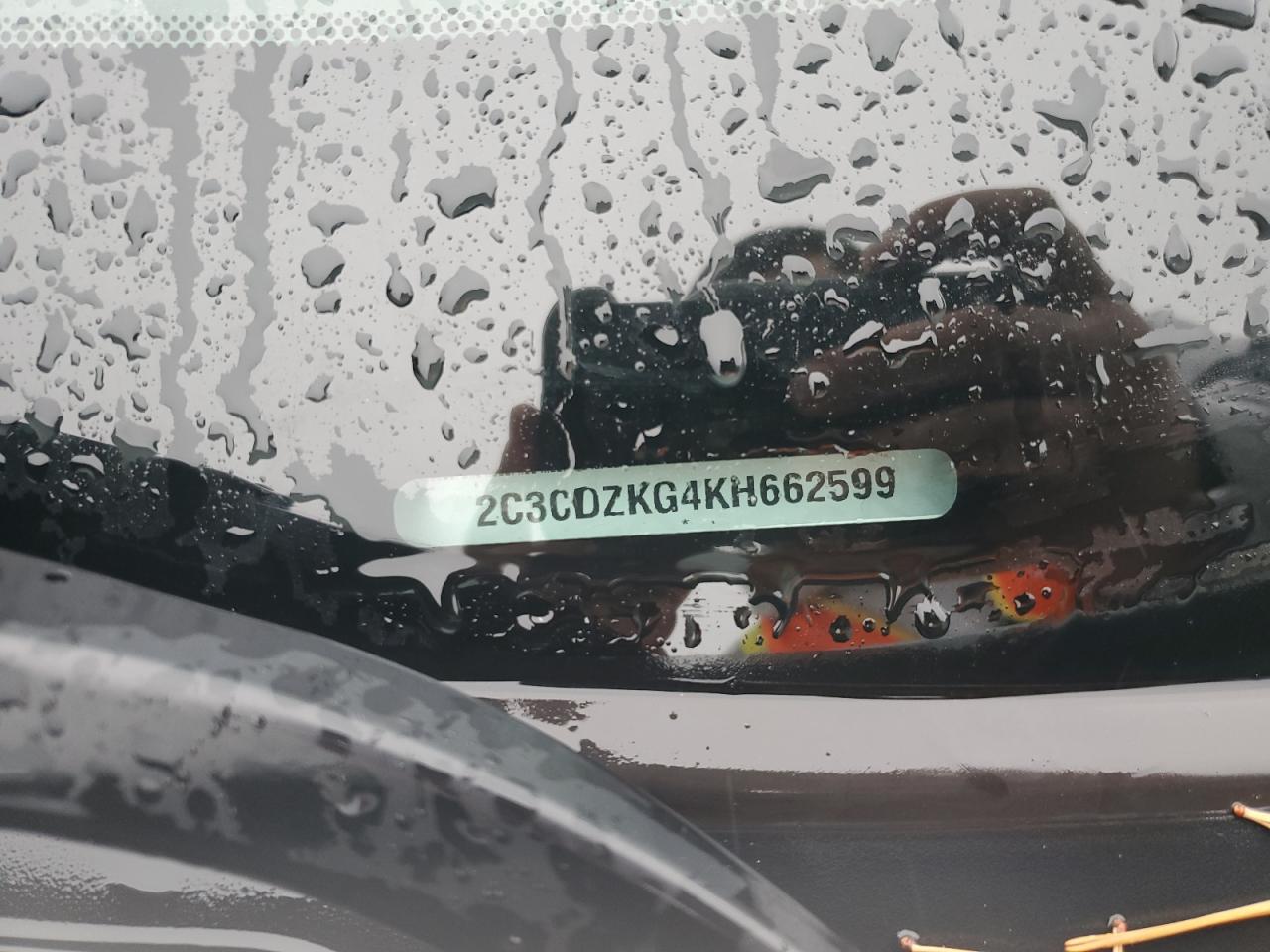 2019 Dodge Challenger Gt VIN: 2C3CDZKG4KH662599 Lot: 81594975