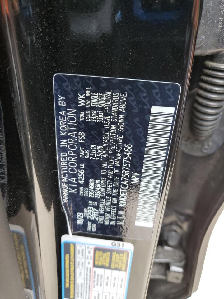 2024 Kia Seltos Sx VIN: KNDETCA75R7575466 Lot: 71590115