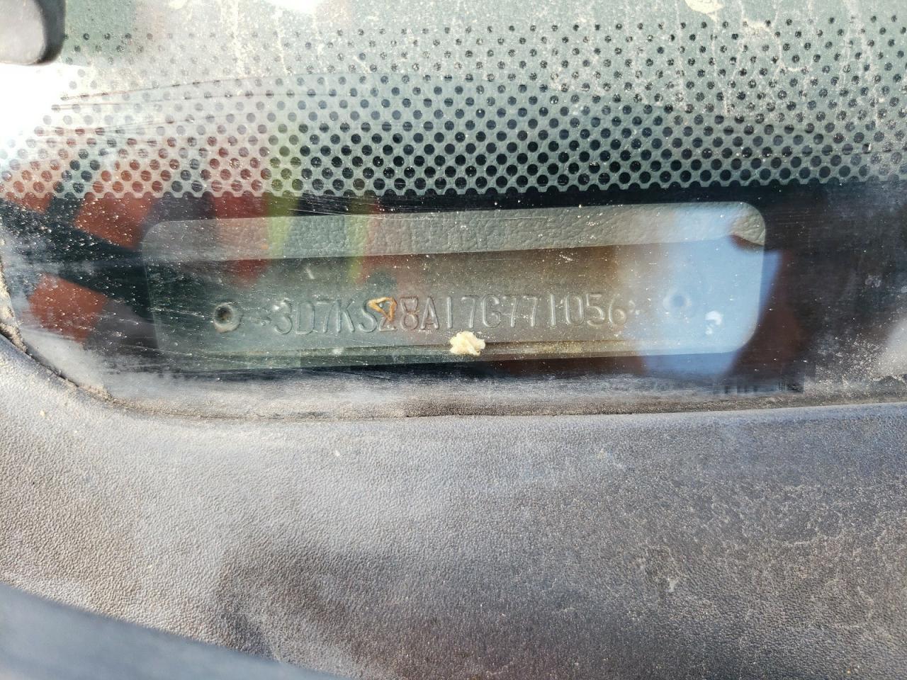 2007 Dodge Ram 2500 St VIN: 3D7KS28A17G771056 Lot: 80982715