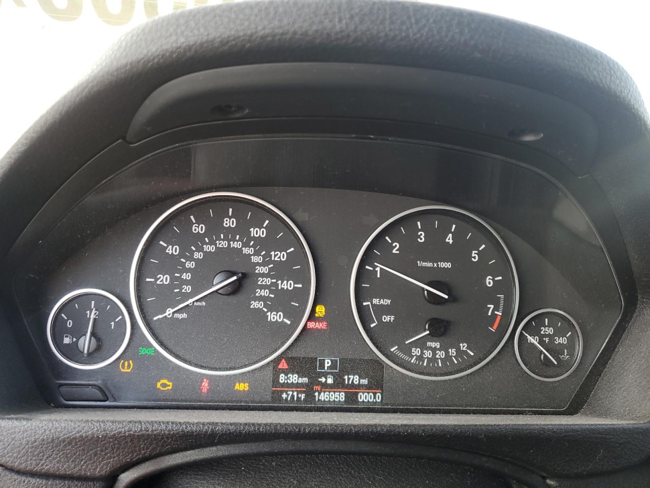 2016 BMW 320 I VIN: WBA8A9C57GK617967 Lot: 81208365