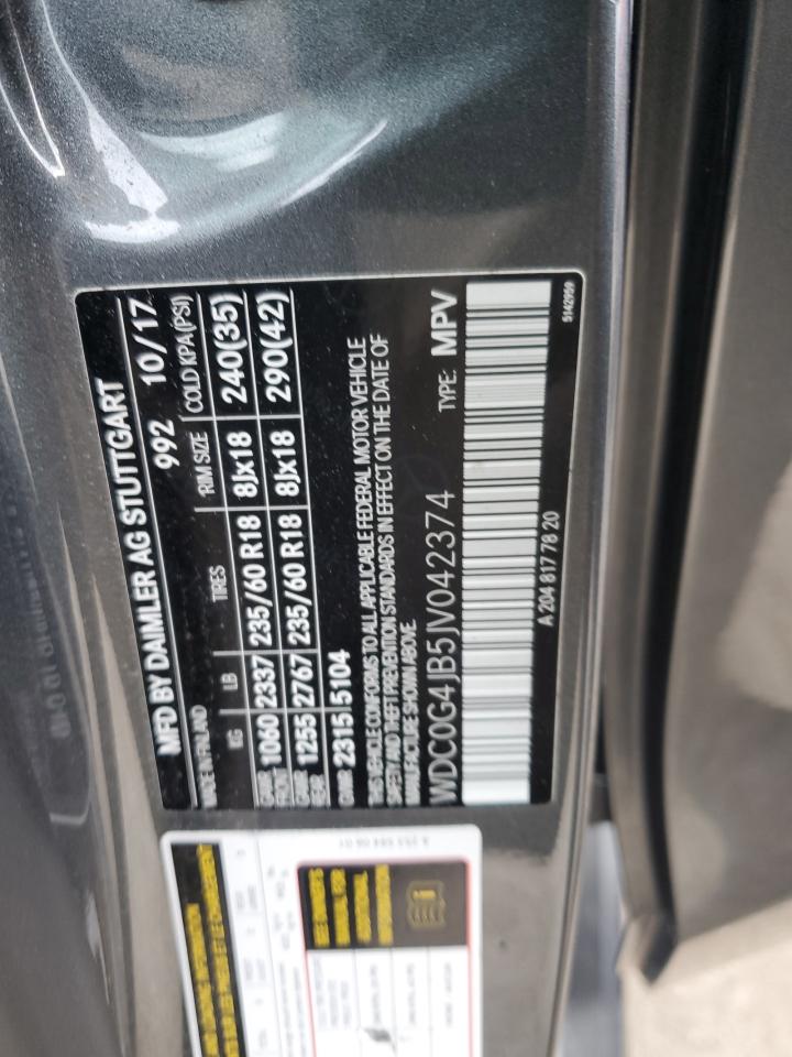 2018 Mercedes-Benz Glc 300 VIN: WDC0G4JB5JV042374 Lot: 84416135