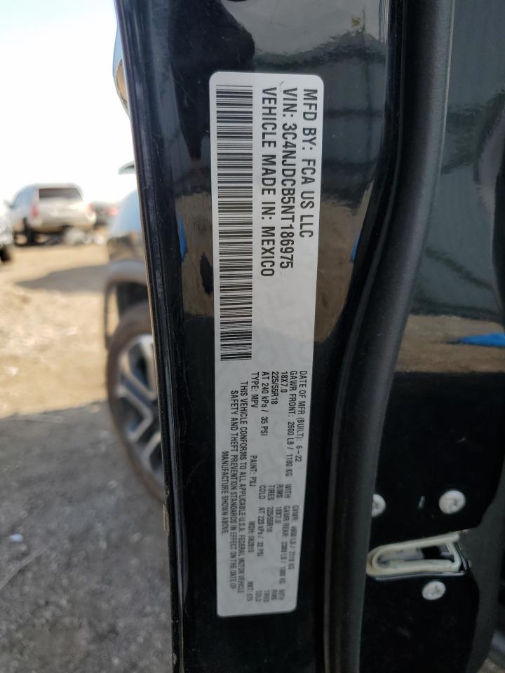 2022 Jeep Compass Limited VIN: 3C4NJDCB5NT186975 Lot: 80287195