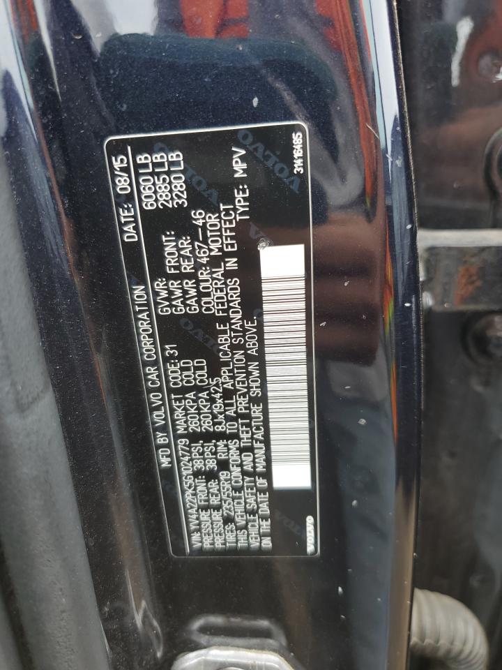 2016 Volvo Xc90 T6 VIN: YV4A22PK5G1024779 Lot: 80355635