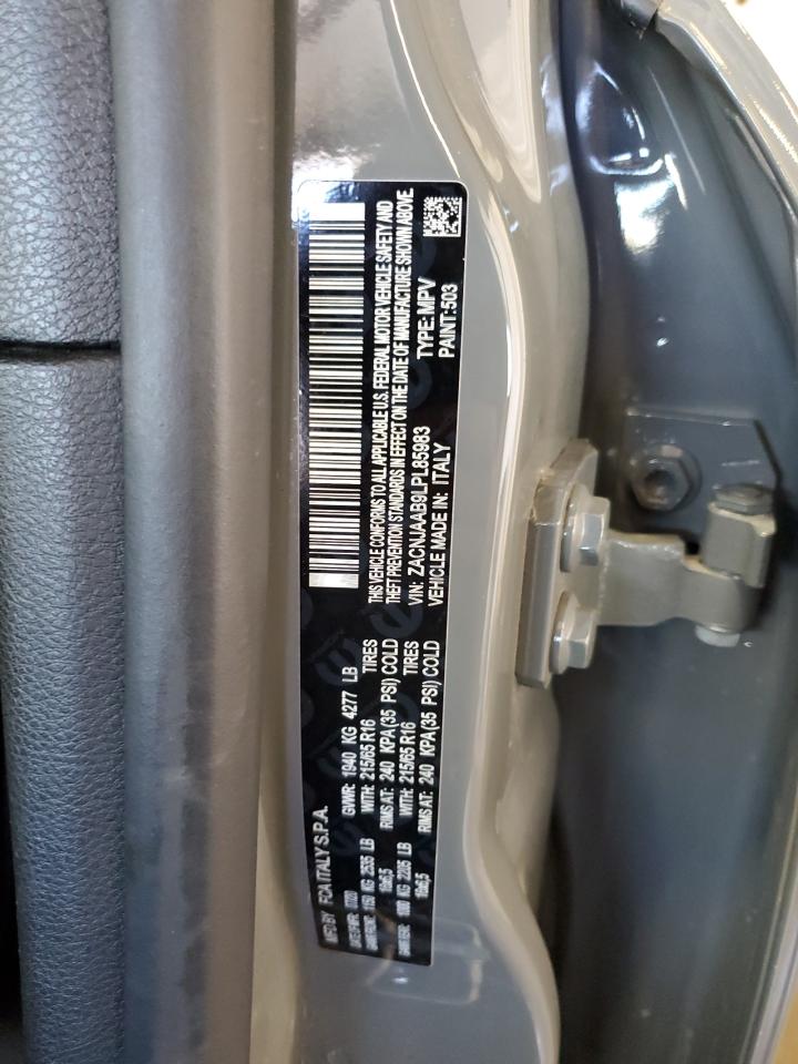 2020 Jeep Renegade Sport VIN: ZACNJAAB9LPL85983 Lot: 72074095