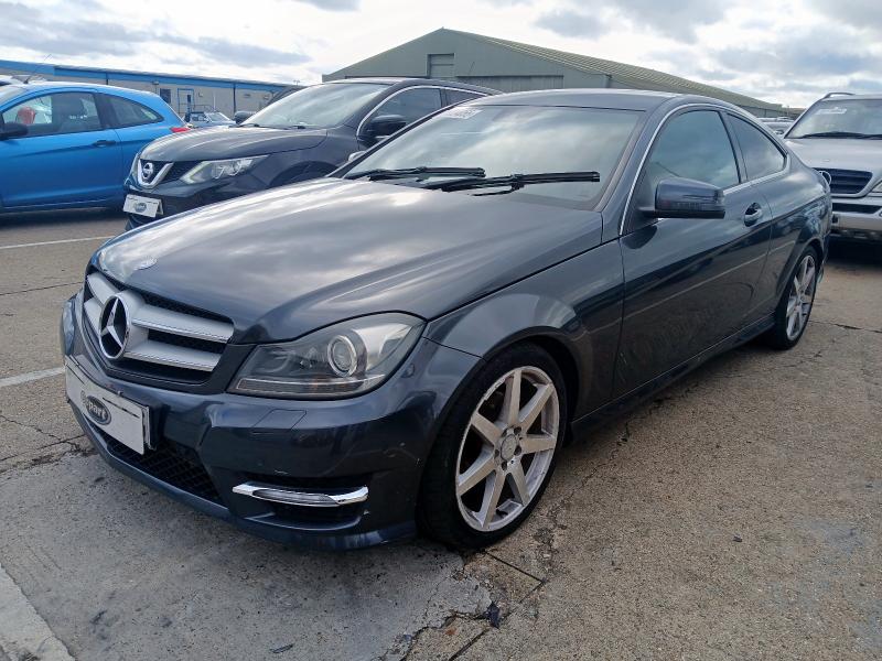 2012 MERCEDES-BENZ C180 AMG SPORT BLUEEFFI-C  for sale at Copart NEWBURY